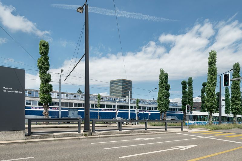 Umnutzung Messehalle 9 – Blick von aussen – Nina Baisch
